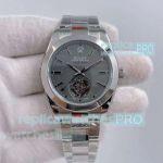 AAA Copy Rolex Oyster Perpetual Grey Label Noir Tourbillon Watch 904L 